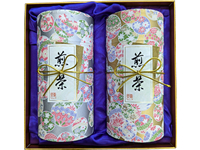 無農薬八女茶 極 煎茶　藍 (150g×2缶入)